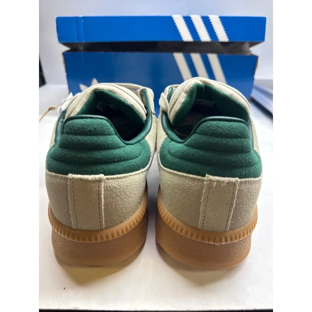 Adidas Samba XLG J WonderWhite Green GumSole Sneakers JQ9886 Size 6.5Y